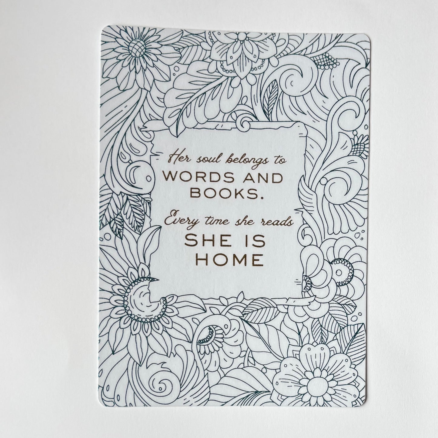 Insert decorativo para eReader colección Frases que acompañan en tono azul – Rasdelma