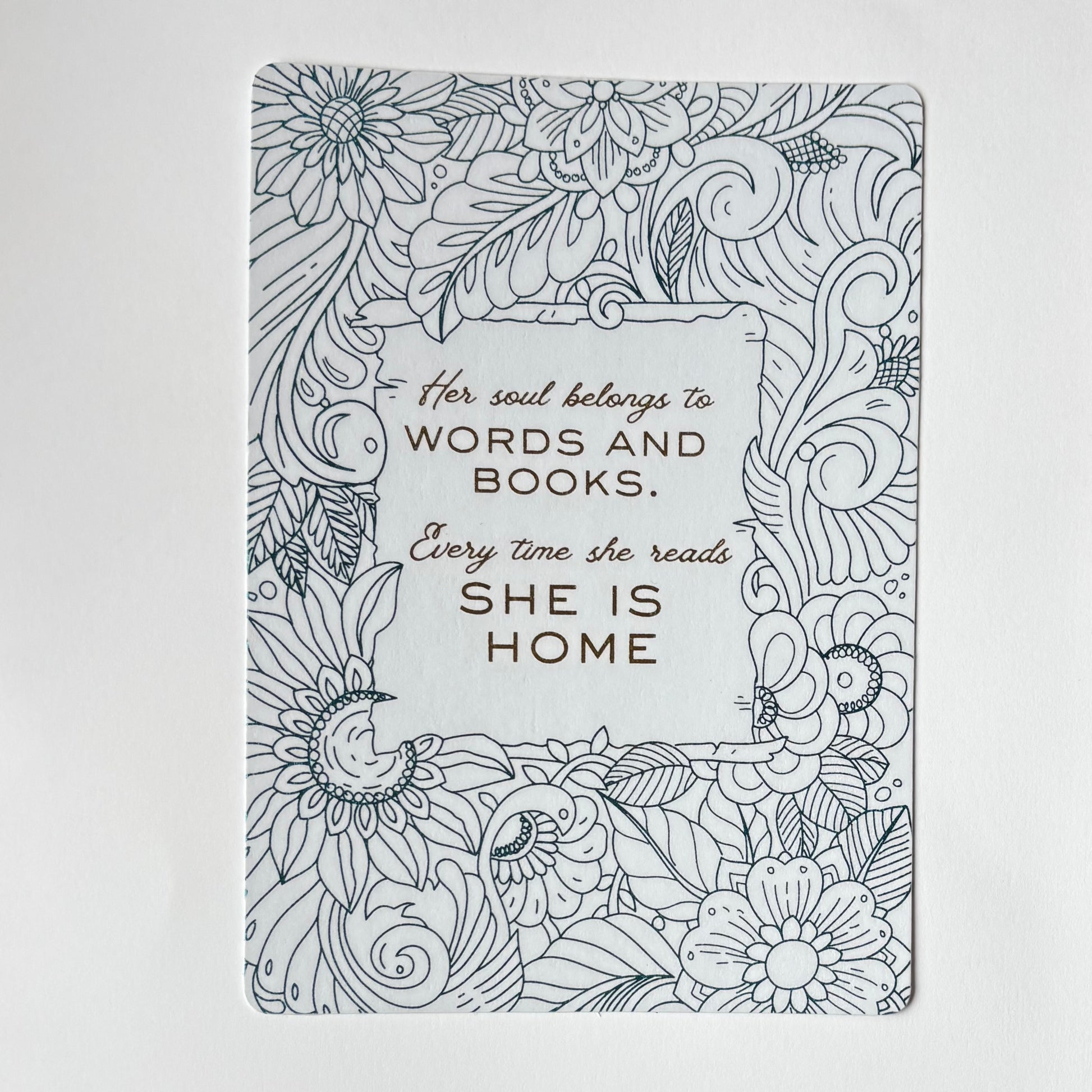 Insert decorativo para eReader colección Frases que acompañan en tono azul – Rasdelma