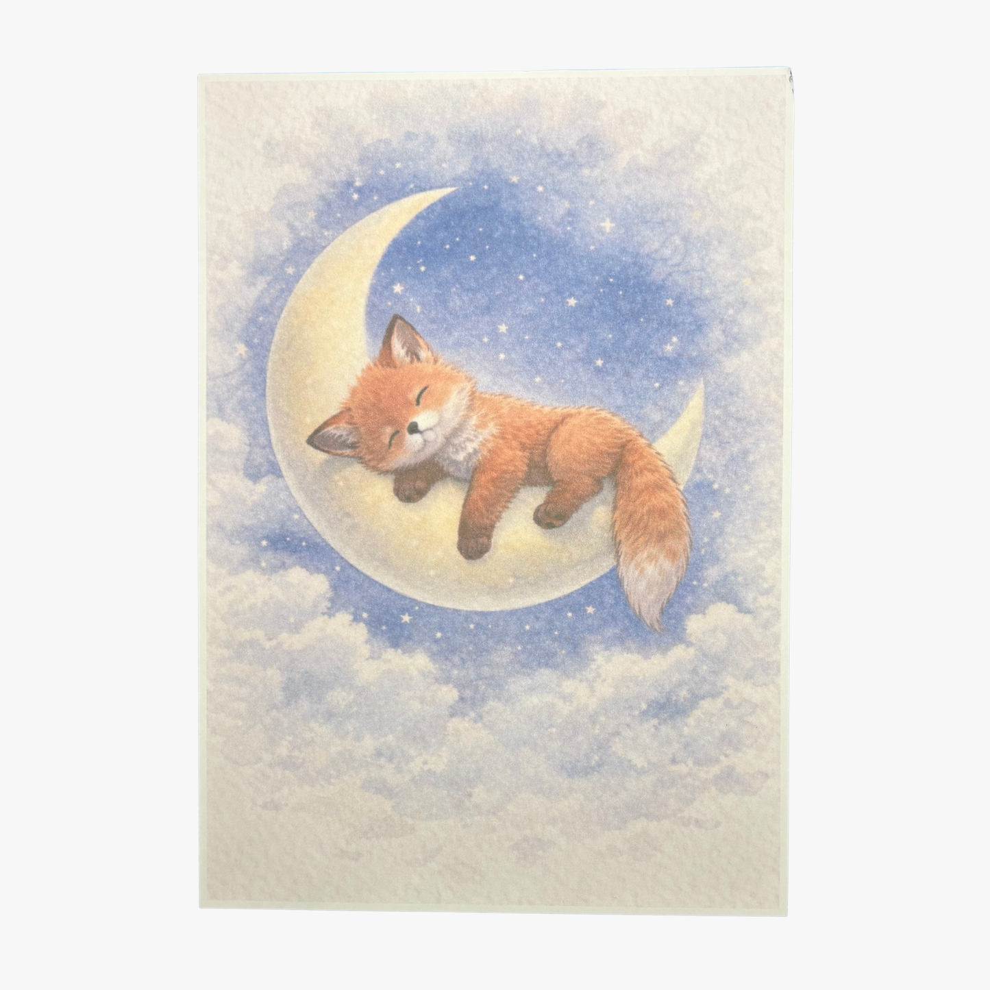 Lámina infantil ilustrada de zorrito · diseño Sueño – Rasdelma